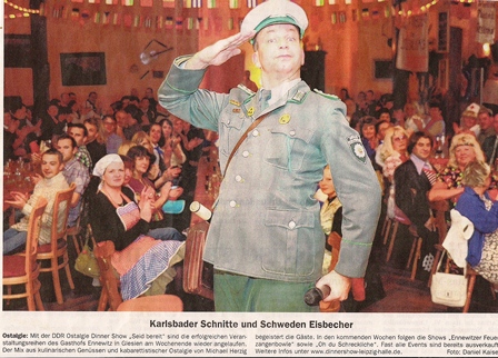 DDR Dinnershow "Seid Bereit"